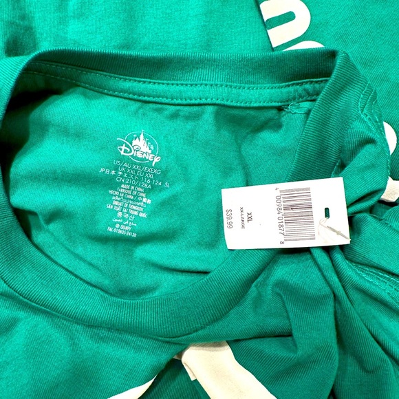 Men’s Disney Green Long Sleeve Crewneck with the Disney Logo - Size 3XL - NWT - Picture 5 of 6